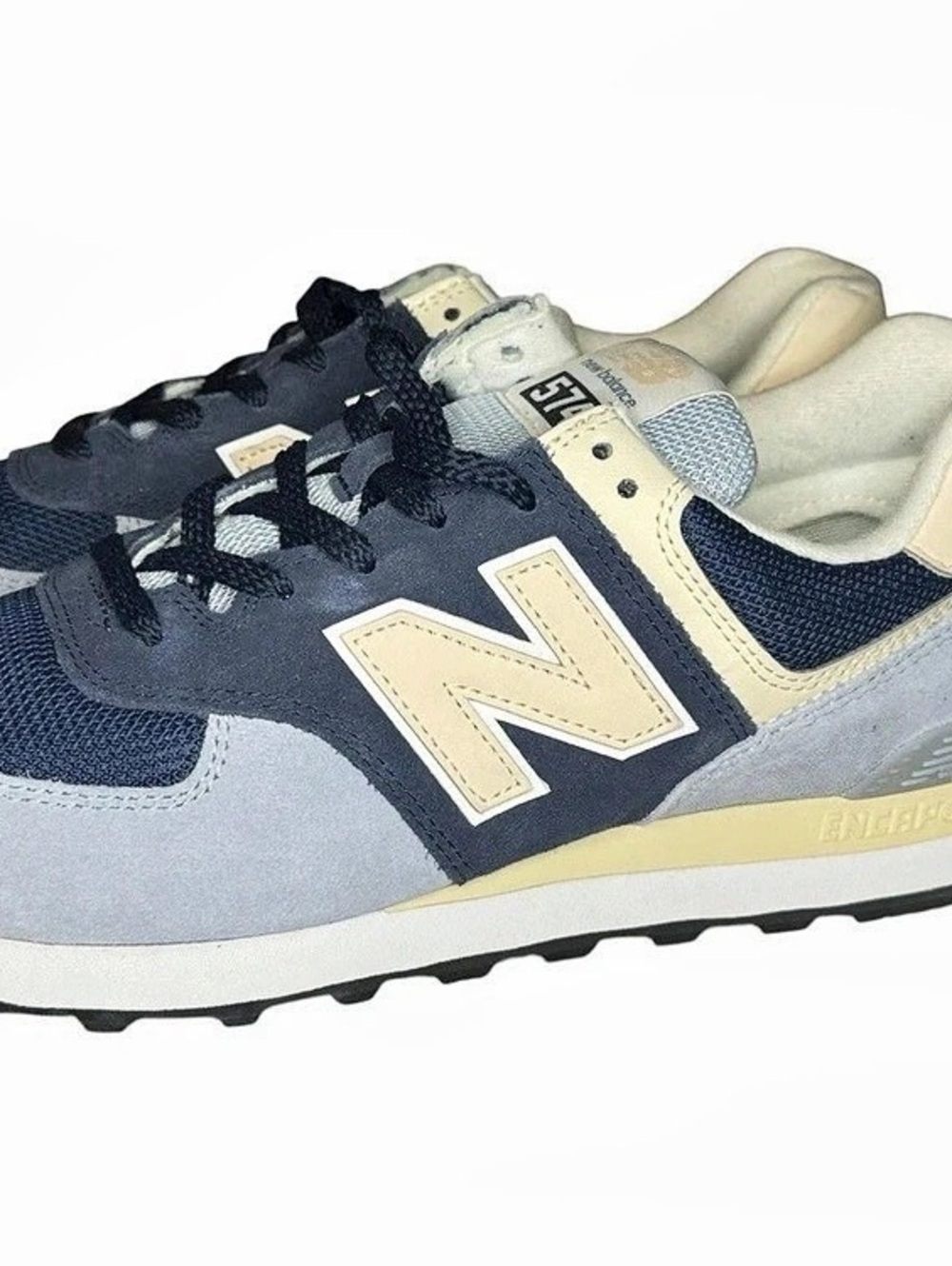 New Balance 574 Beach Blue & Gray Sneakers